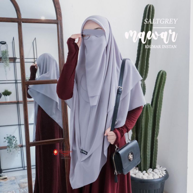 khimar instan mawar ori azda hijab