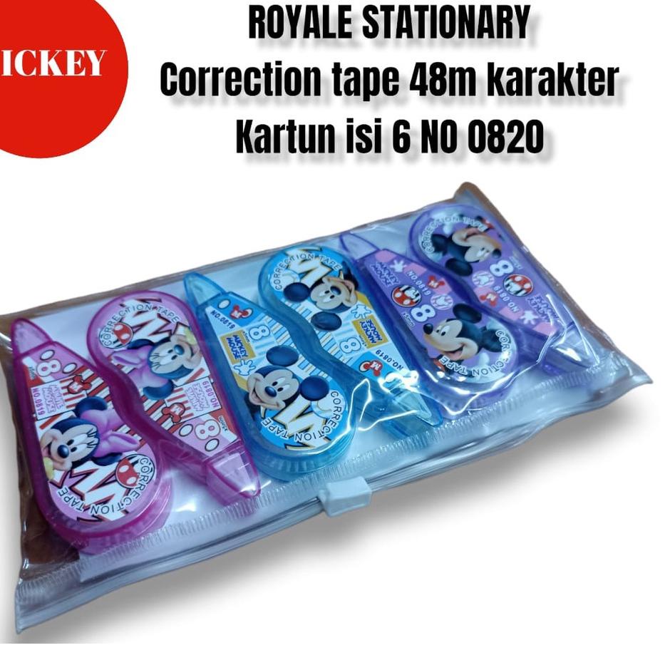 

Paket Pilihan ROYALE STATIONARY - TIP EX KERTAS 48M / CORRECTION TAPE ISI 6
