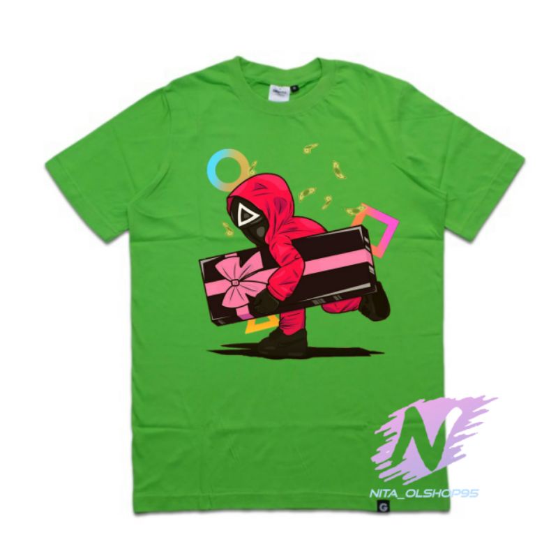 kaos squid game parti baju kaos anak squid