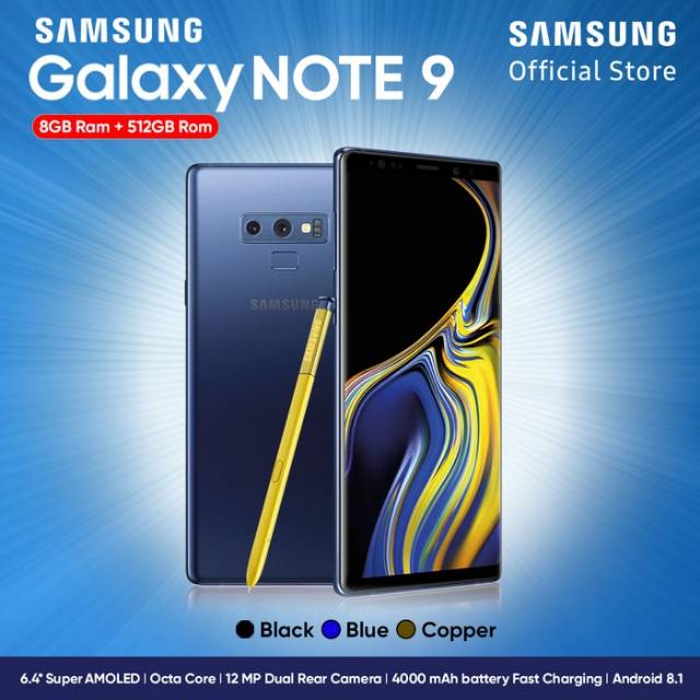 samsung galaxy note 9 512gb ex sein