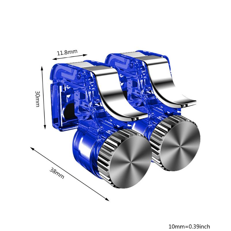 Btsg Controller Game Handphone Sensitif Aim Triggers Gamepad Metal L1R1 Keypads Phone Joystick Controller Untuk