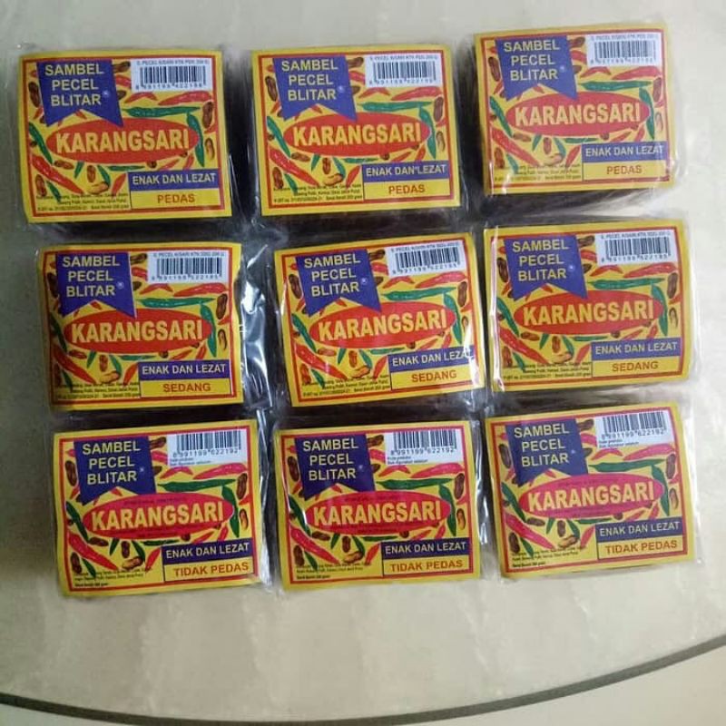 

Sambel pecel karangsari asli Blitar 200gr