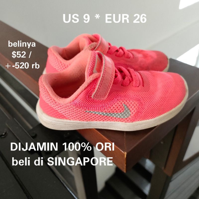 preloved sepatu kets anak perempuan preloved nike kids adidas kids preloved puma kids preloved mini 
