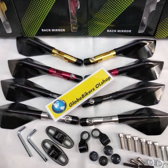 Spion tomok cnc universal merk MHR RACING