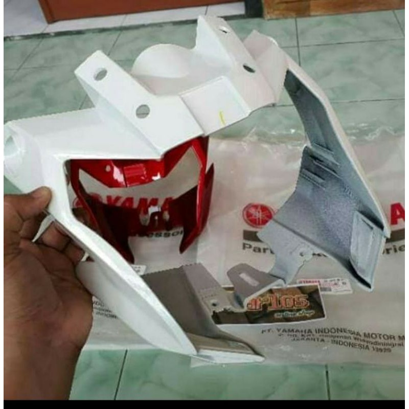 Cover Headlamp Batok lampu New Vixion NVA Advance PUTIH Body Cowling