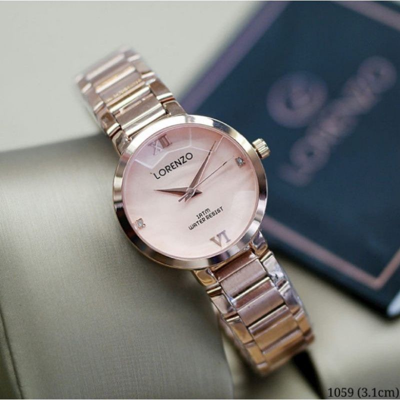 JAM TANGAN WANITA LORENZO 1059L ORIGINAL