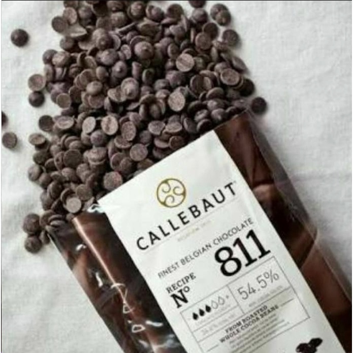 

Coklat Callebaut Dark Chocolate Couverture 100 Gram (ECR) / Belgian Chocolate N811