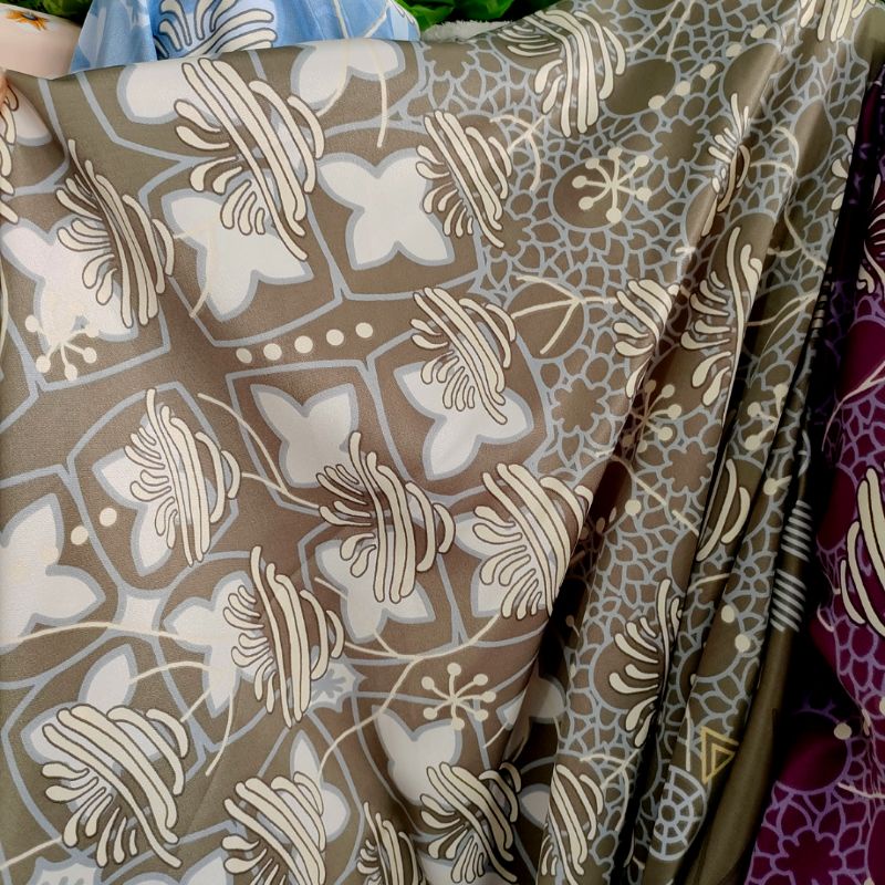 kain maxmara motif aprt - bahan maxmara - kain tebal - baju gamis  kurung