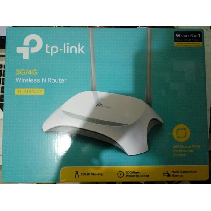 [Spesial Promo] TP-Link TL-MR3420-v2 (Versi 2 Versi Terbaru) 3G/4G Wireless N Router