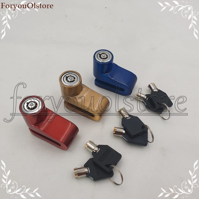 Gembok REM Cakram/ Disc-Brake Lock / Gembok REM Cakram Cocok untuk Semua Motor dan Sepeda / Kunci Pengaman Rem Anti Maling - Kunci Disk Pengaman Motor 1 Pcs Random/ Disc Lock Sepeda dan Motor