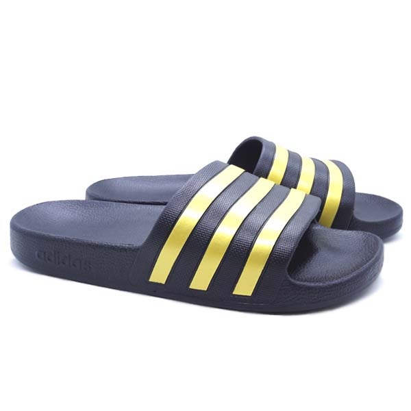 Sandal Adidas Adilette Aqua EG1758 - Core Black/Gold Metallic