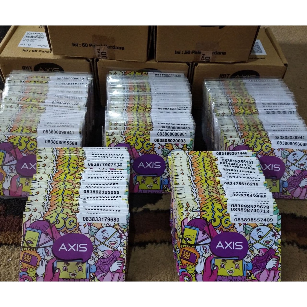 Perdana AXIS aktif Siap Pakai