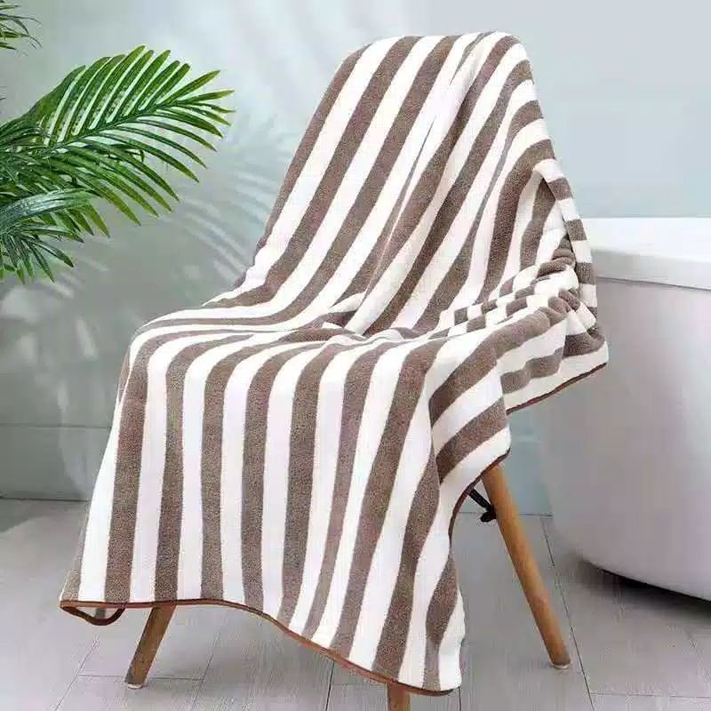 Handuk Mandi Anak 50x100cm &amp; Dewasa 70x140cm Merk TOWEL JOY LIFE motif SALUR Handuk Keramas