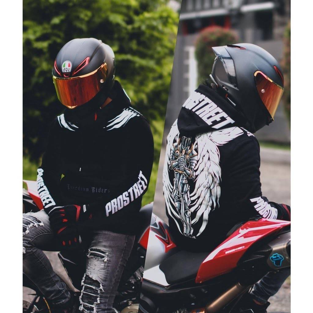 Sweater proostreet Jaket Hoodie Terbaru Proostreet GUARDIAN Sweater anak motor kekinian Switer Sweter Suiter Hoodie Jumper