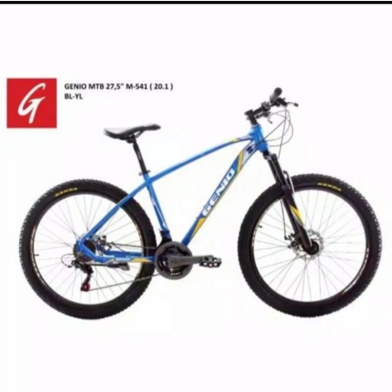 Sepeda gunung MTB Genio 27.5 inch frame Alloy M-541