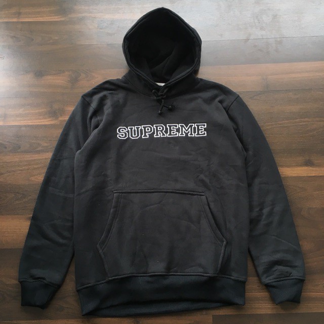 HOODIE SUPREME FONT BORDIR PREMIUM SAML HOODIE IMPORT KOREA UBA