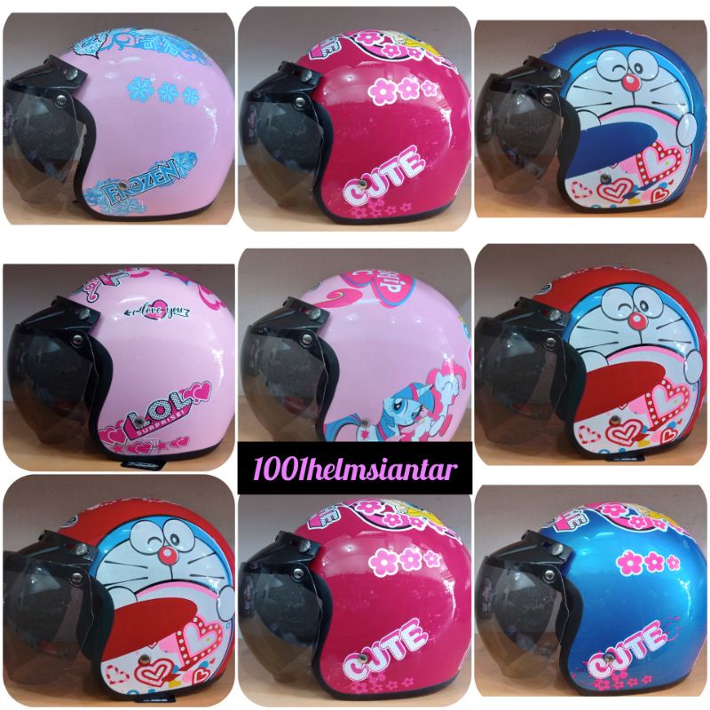 Helm bogo anak junior cewek/cowok SNI