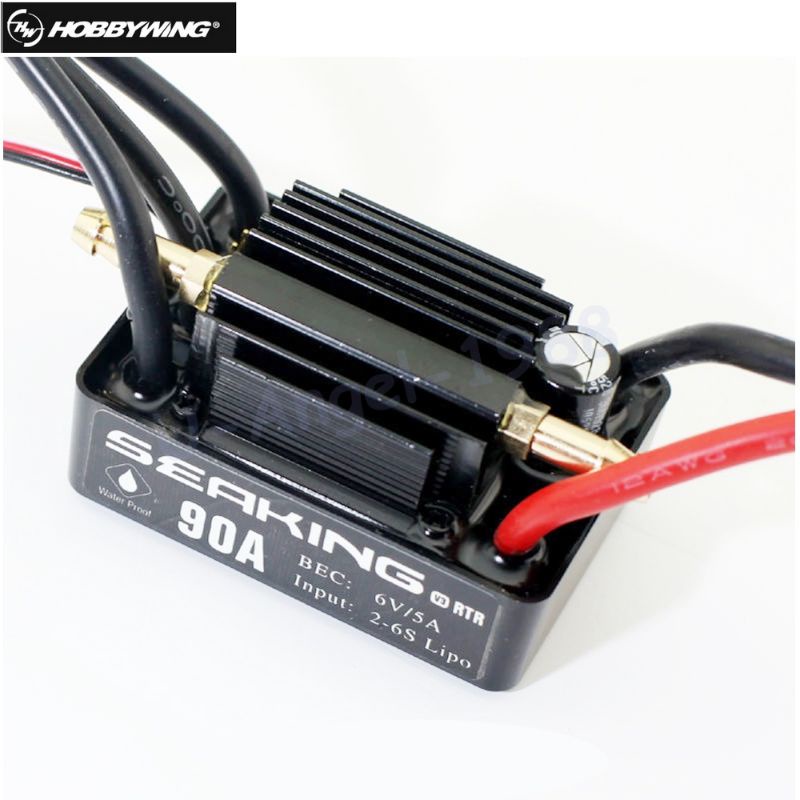 Hobbywing SEAKING 90A RC Boat Kapal Brushless Motor ESC 90A