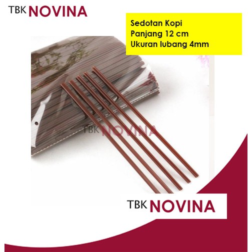 [ECER] 10PCS Sedotan Kopi Stirrer Coffee Sedotan Pipih Plastik Stirer 12cm Coffee Straw