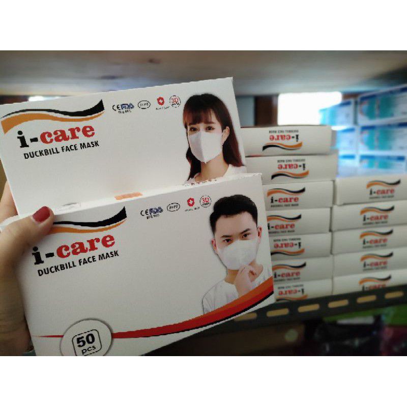 MASKER DUCKBILL 3PLY CAREION KHUSUS WARNA HITAM ECER 1PCS