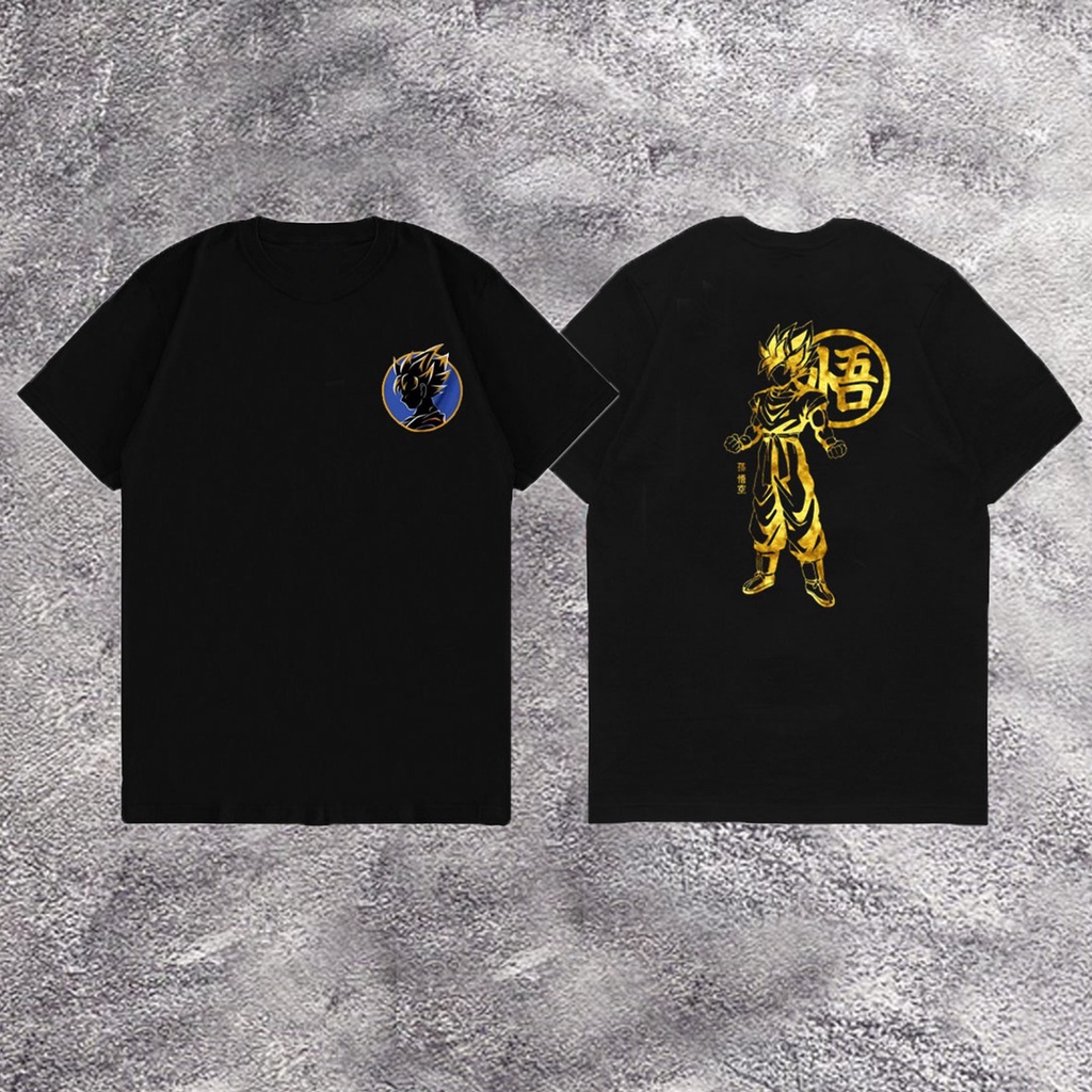 KAOS OVERSIZE GOKU GOLD T-SHIRT