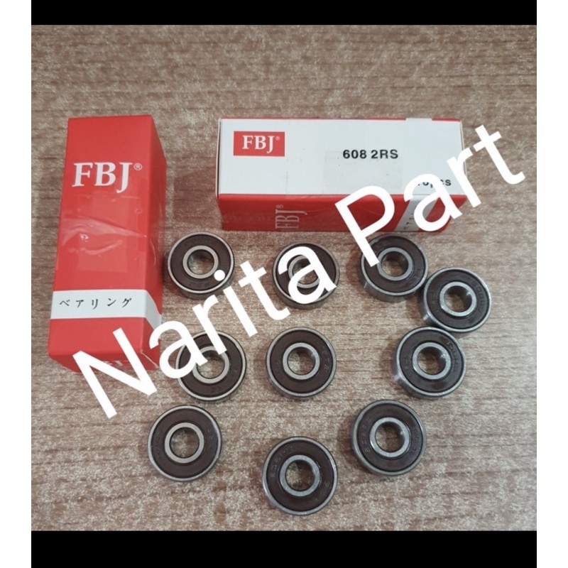 Bearing minature 608 2RS Skateboard Kipas angin Gerinda 8x22x7