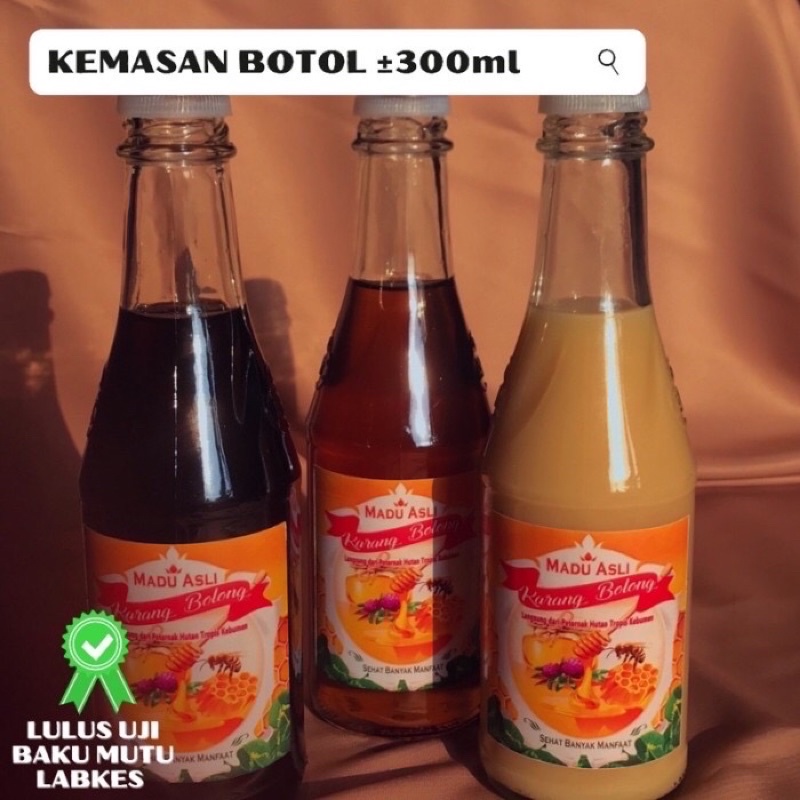 

(Botol Kaca) Madu Murni Asli Karangbolong Kebumen