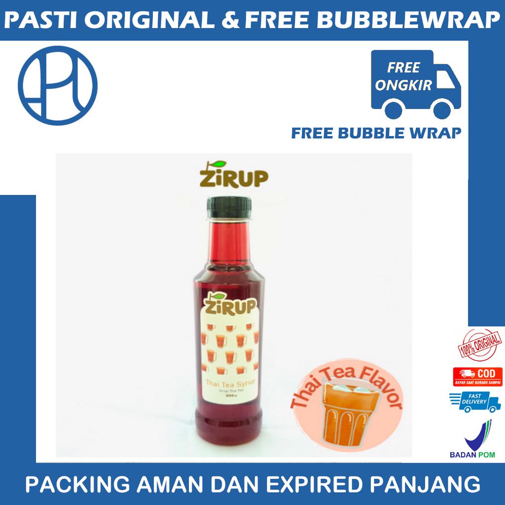 ZIRUP Minuman Sirup Rasa THAI TEA FLAVOR 350ML
