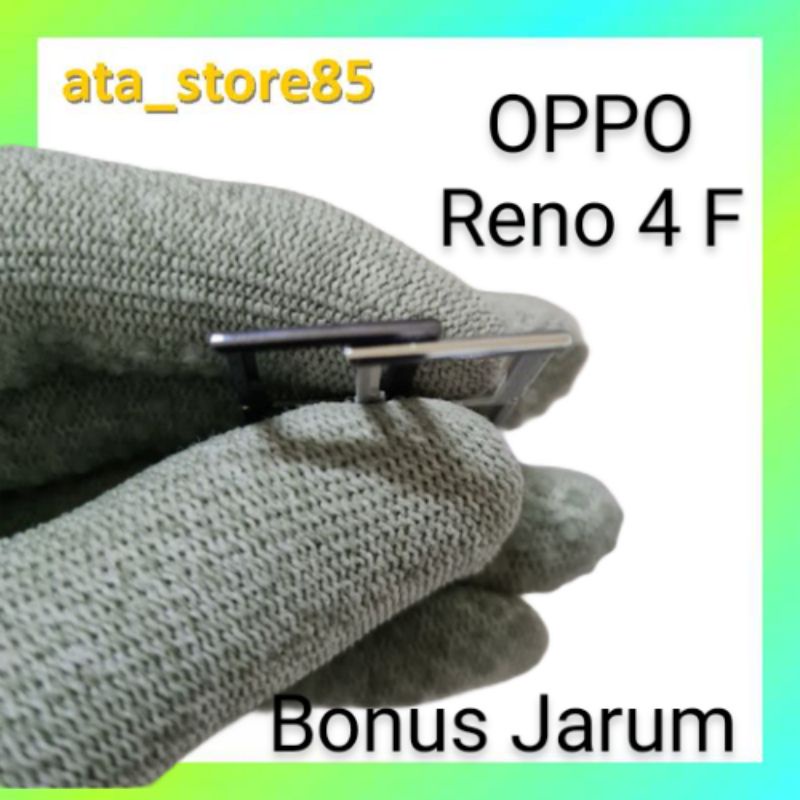 Simtray SimLock Slot Sim Tempat Kartu Oppo Reno 4f | Reno4 F Original