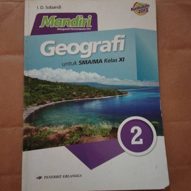 Preloved Buku Mandiri Geografi Erlangga Kelas 11