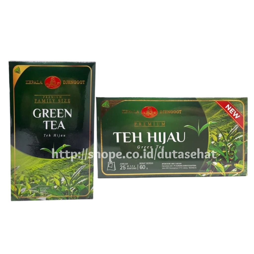 

Teh Hijau Celup Kepala Djenggot 50 gr 25's, 100 gr - Teh Hijau