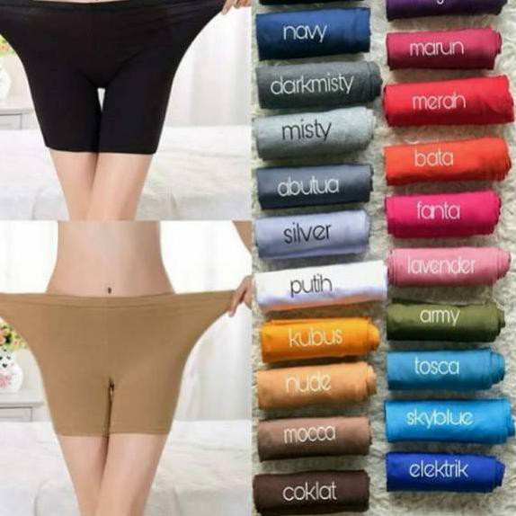 HITZ 2020 Short pants celana ketat sepaha dalaman rok bahan jersey size jumbo bigsize