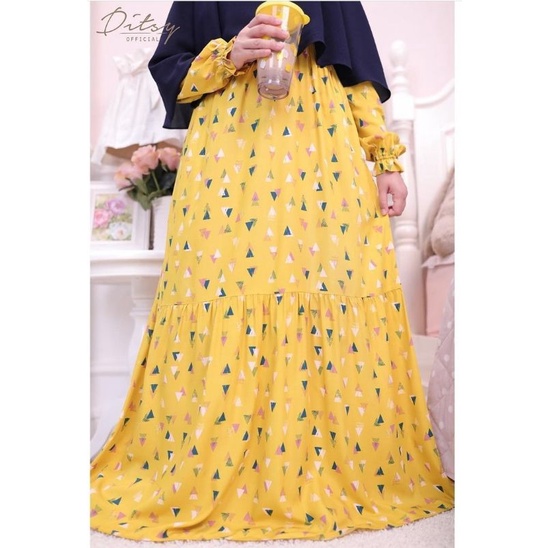 Ditsy Daster Longdress Jumbo Edisi Agustus 2021