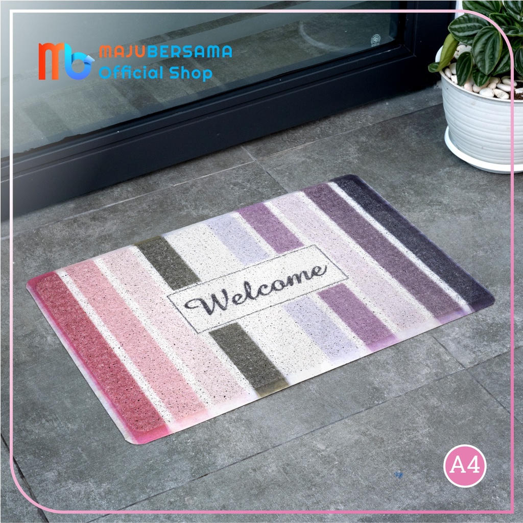 KESET MIE / KESET BIHUN/WELCOME BahanPVC PRINTING Anti Slip 40 x 60cm 6MOTIF