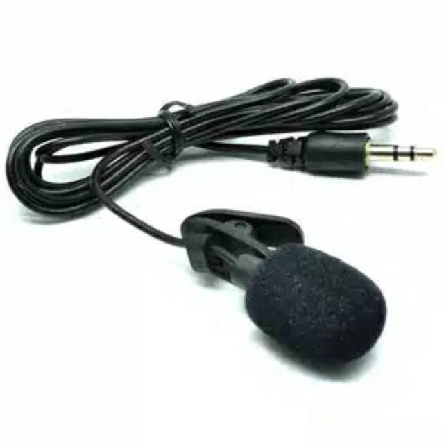 Mic clip on klip mircrophone mini jack 3.5mm