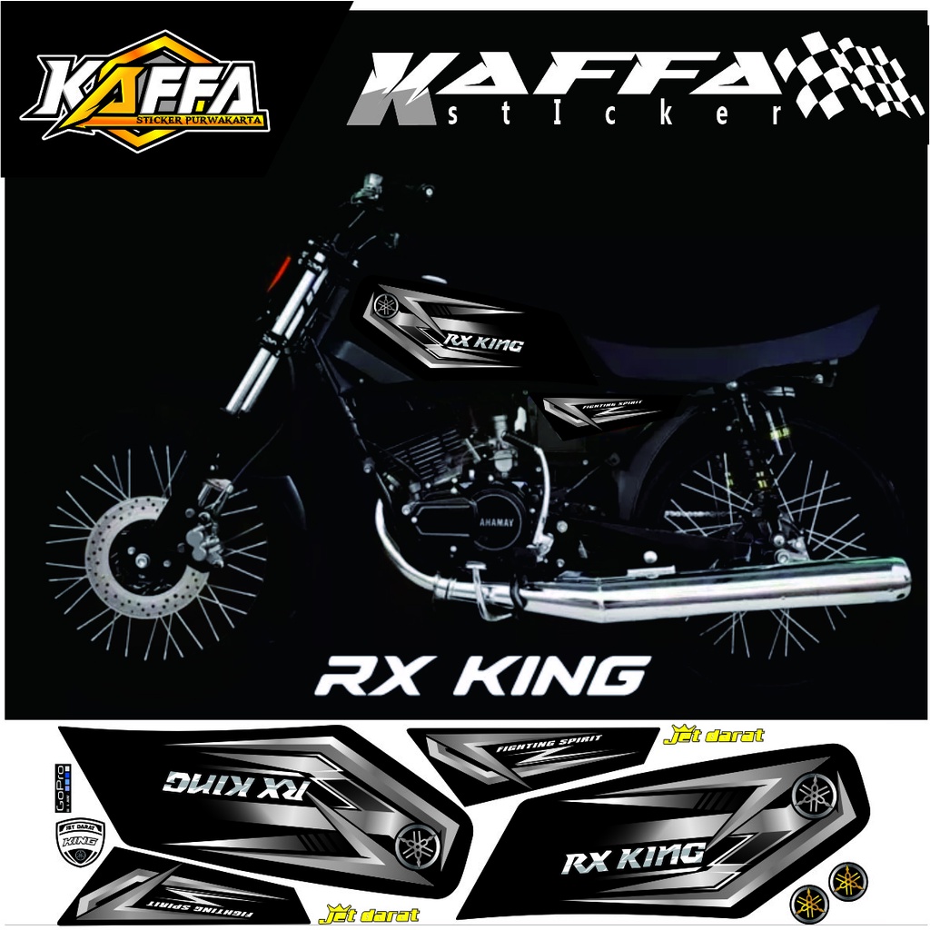 Striping Rx King - Stiker Variasi List Motor Rx King Racing