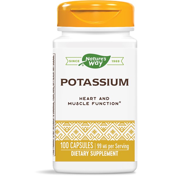 Natures Way Potassium Complex 99 mg 100 Cap Nature Way Potasium