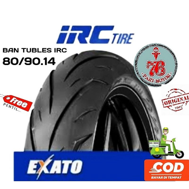 BAN TUBLES IRC 80/90.14 FOR ALL MATIC FREE PENTIL (MOTIF BAN DIKIRIM RANDOM)