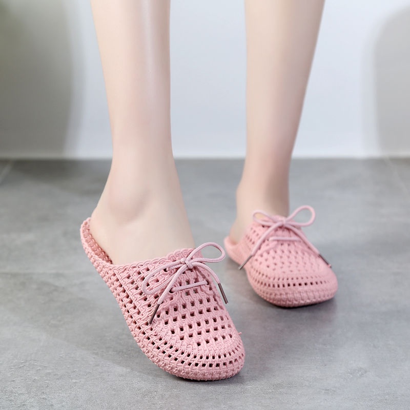 ♕ ❀ Chingu ❀ SA005 Sandal EVA Motif Pita / Sendal Slop Santai Wanita Karet Rubber Empuk Fashion Korea Import