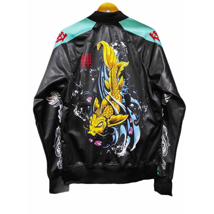 JAKET SUKAJAN MEMPHIS KAMIKAZE/JACKET SUKAJAN MURAYAMA TIGER KOI JAPAN FULL PRINT