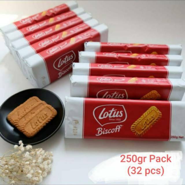 

LOTUS BISCOFF Biscuit Caramel 156g / 250g - Biskuit Cookies Crunchy Rasa Karamel