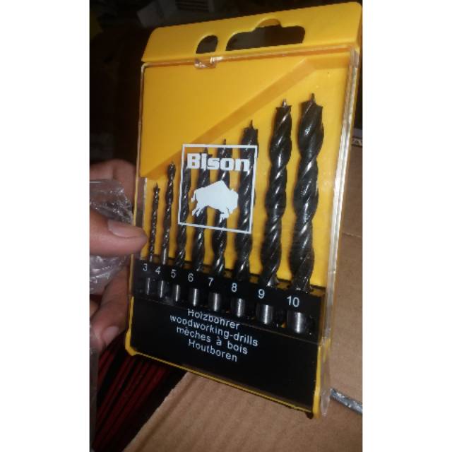 Mata bor set untuk kayu bison