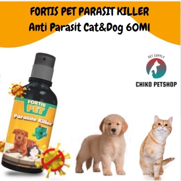 Parasite Killer Obat Parasite Untuk Kucing Anijing 60Ml | Obat Parasit Cat&amp;Dog 60 Ml