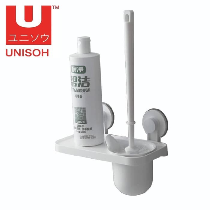 UNISOH RAK SIKAT TOILET PLASTIK