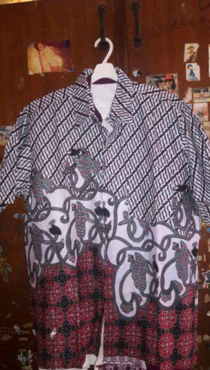 Batik Couple Keluarga Sania Ruffle Ori Ndoro Jowi Dnt Motif Morena