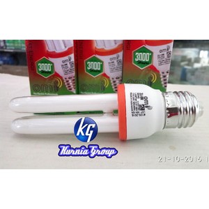 LAMPU PLC 2U SINAR PUTIH TERMURAH 5W 7W 9W 11W 15W 20W LAMP KACA 2 JARI HARGA GROSIR