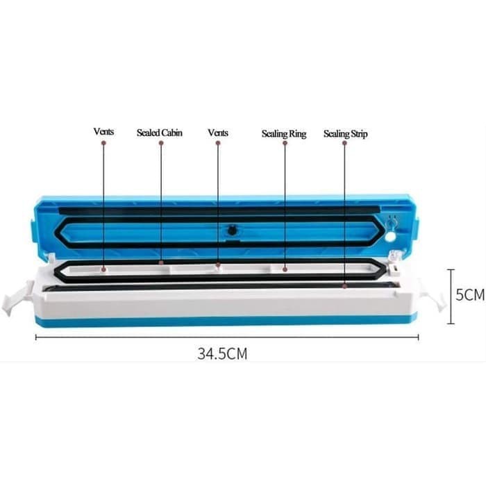 Mesin Vacuum Sealer Alat Press Plastik Bungkus Makanan murah