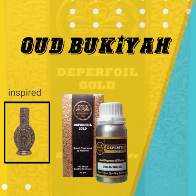 oud bukiyah 100ml bibit parfum gaharu bukyah segel