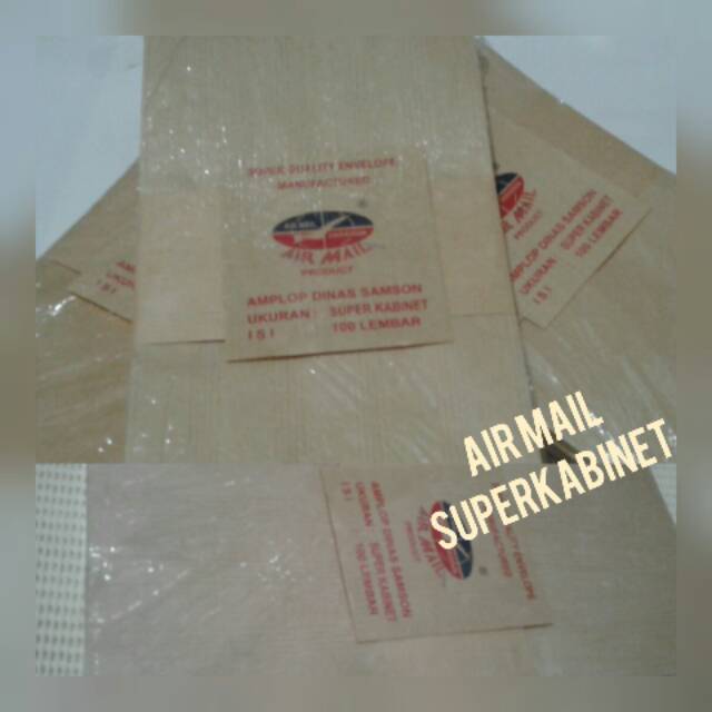 

AIRMAIL AMPLOP SUPER KABINET