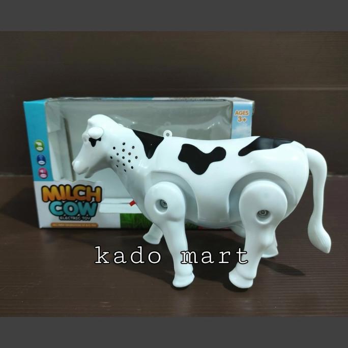 Mainan Edukasi Anak Sapi Bisa Jalan & Bergerak Mainan Hewan Binatang